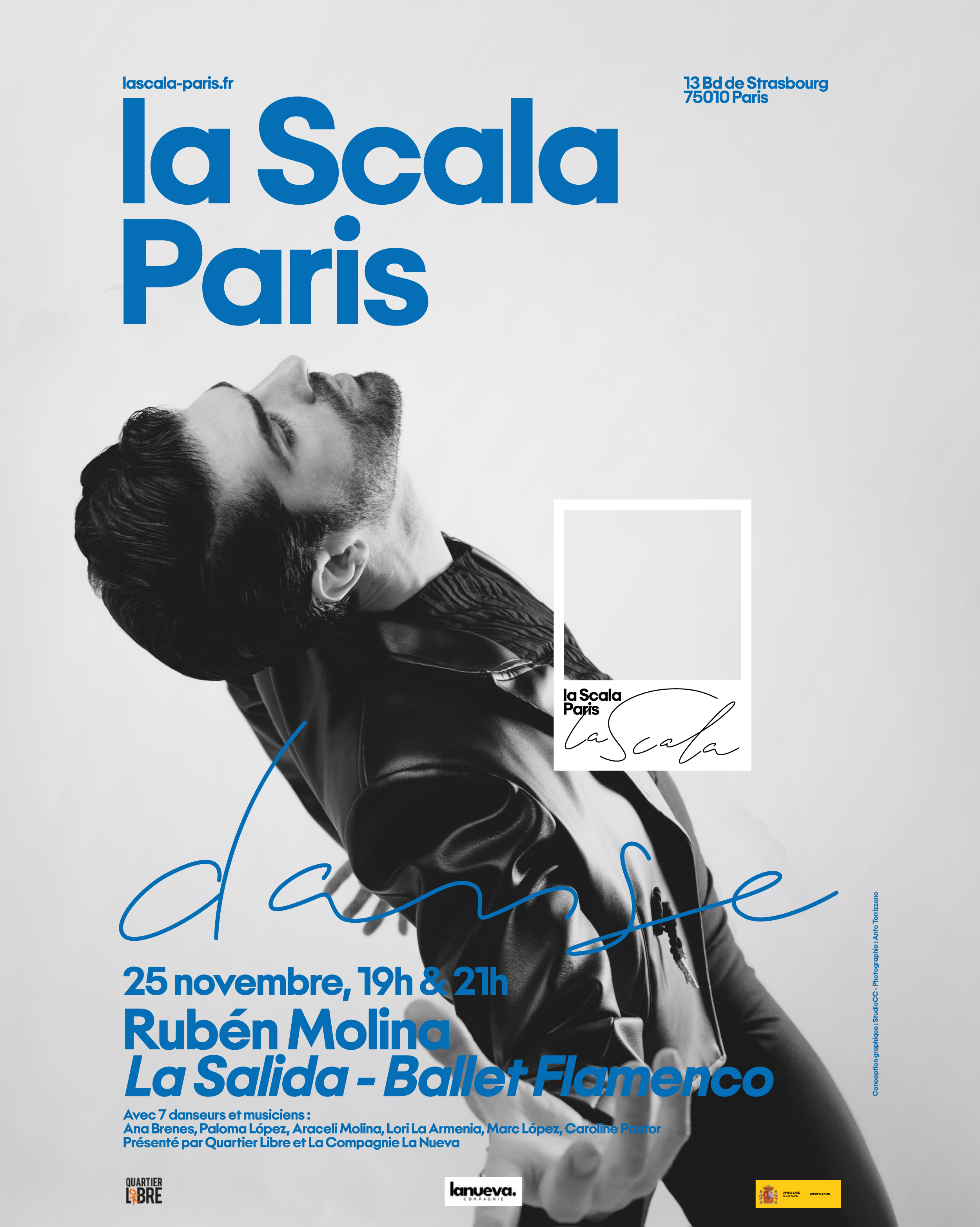 Un spectacle Flamenco  Paris ruben molina La Salida