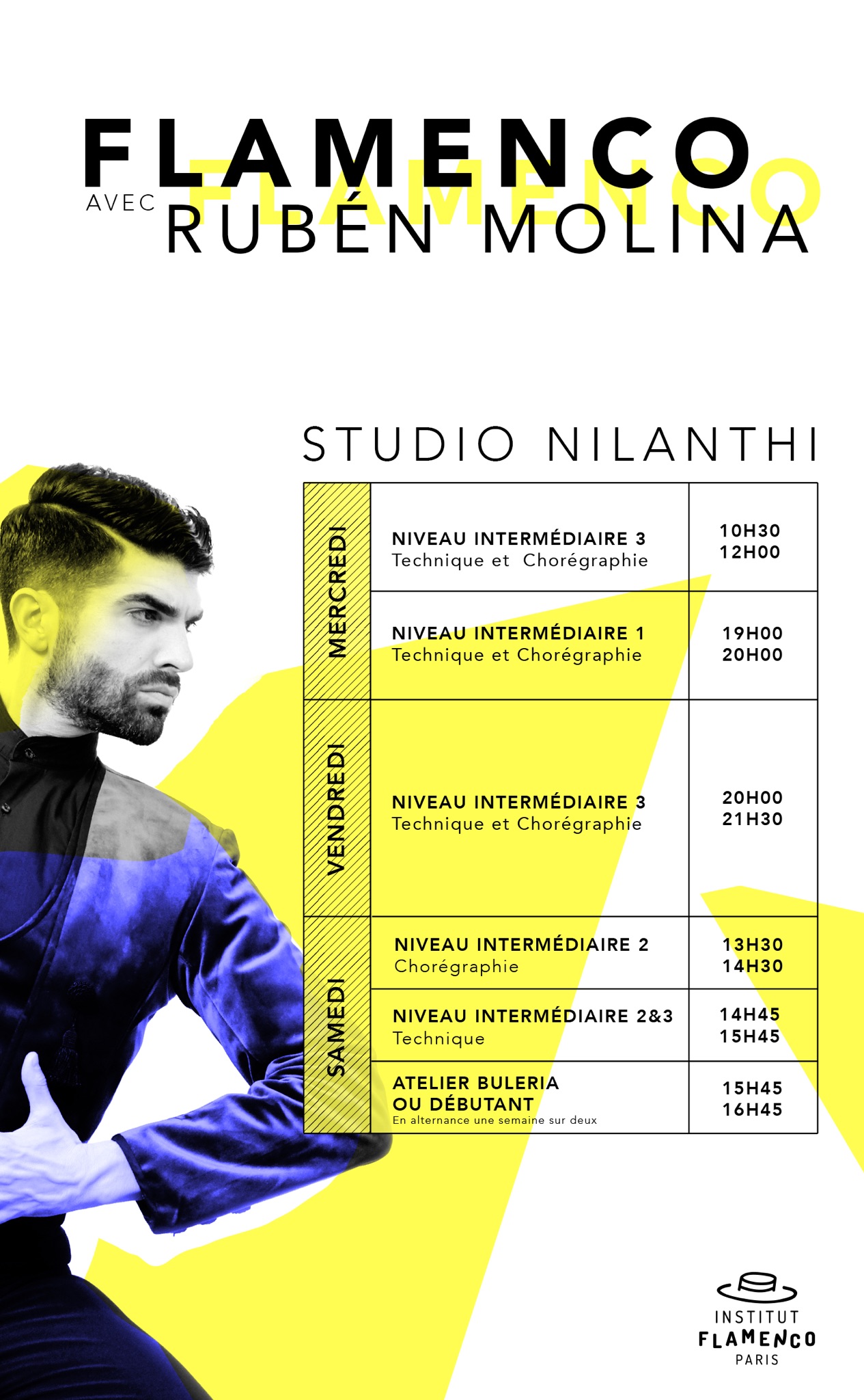 institut flamenco paris cours flamenco ruben molina studio harmonic nilanthi 